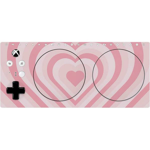 Pink Heart Pattern Xbox Adaptive Controller Skin
