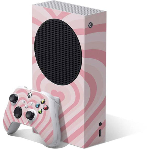 Pink Heart Pattern Xbox Series S Skins