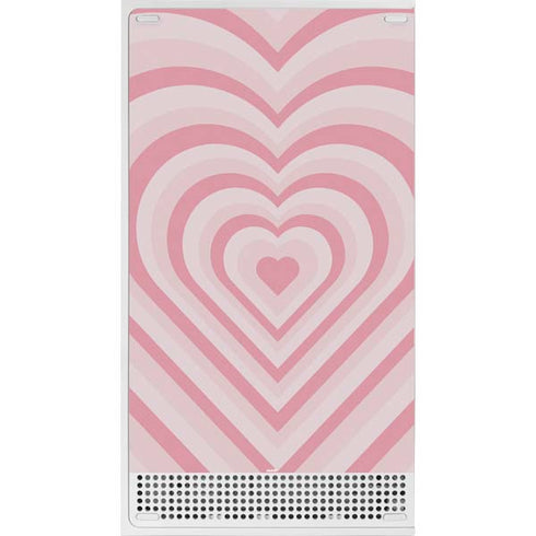Pink Heart Pattern Xbox Series S Console Skin