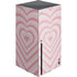 Pink Heart Pattern Xbox Series X Console Skin