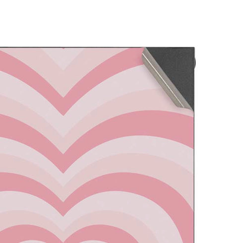 Pink Heart Pattern Xbox Series X Console Skin