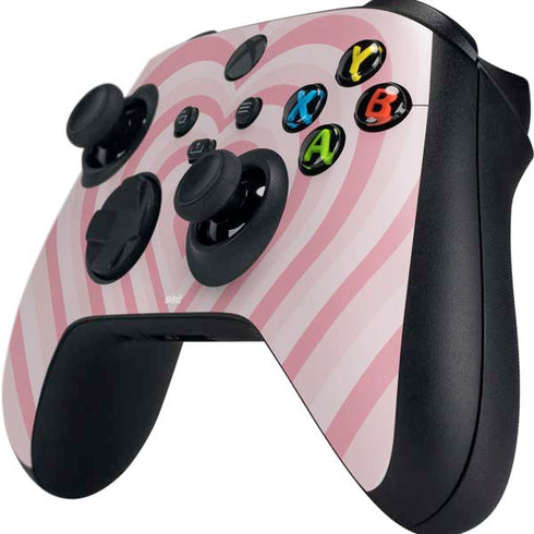 Pink Heart Pattern Xbox Series X Controller Skin