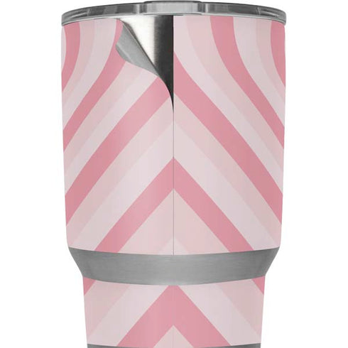 Pink Heart Pattern Yeti 20oz Tumbler Skin
