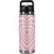 Pink Heart Pattern YETI Rambler 26oz Bottle Skin