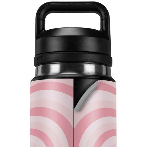 Pink Heart Pattern YETI Rambler 26oz Bottle Skin