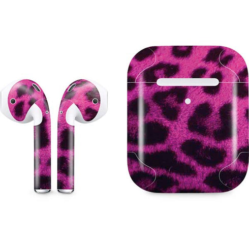 Pink Leopard Spots Apple AirPods 2 Skin