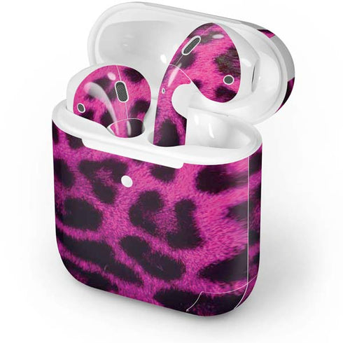 Pink Leopard Spots Apple AirPods 2 Skin
