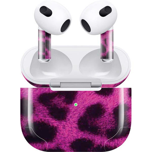 Pink Leopard Spots Apple AirPods (3rd Gen 2021) Skin