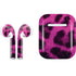 Pink Leopard Spots Apple AirPods Skin