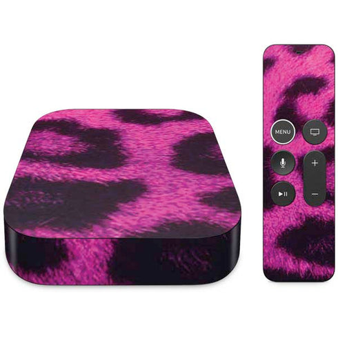 Pink Leopard Spots Apple TV Skin