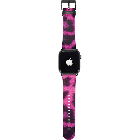 Pink Leopard Spots Apple Watch Band 38-40mm