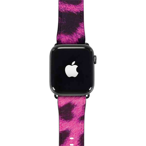 Pink Leopard Spots Apple Watch Band 42-44mm