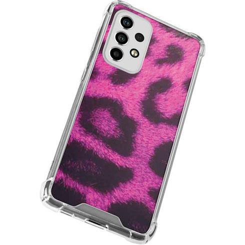 Pink Leopard Spots Galaxy A53 5G Clear Case
