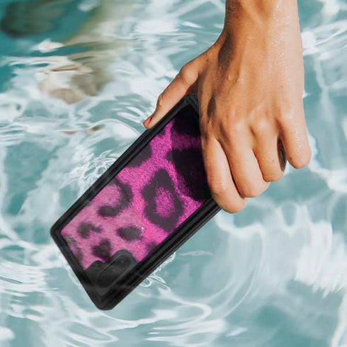 Pink Leopard Spots Galaxy Note 10 Waterproof Case