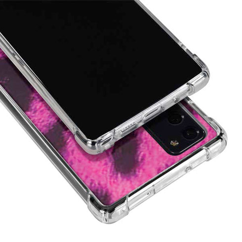 Pink Leopard Spots Galaxy Note20 5G Clear Case