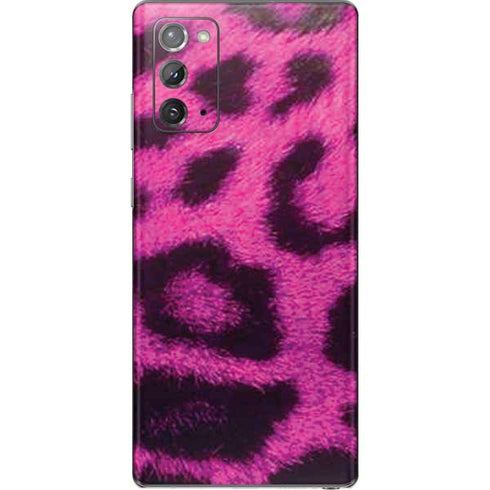 Pink Leopard Spots Galaxy Note20 5G Skin