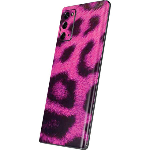 Pink Leopard Spots Galaxy Note20 5G Skin