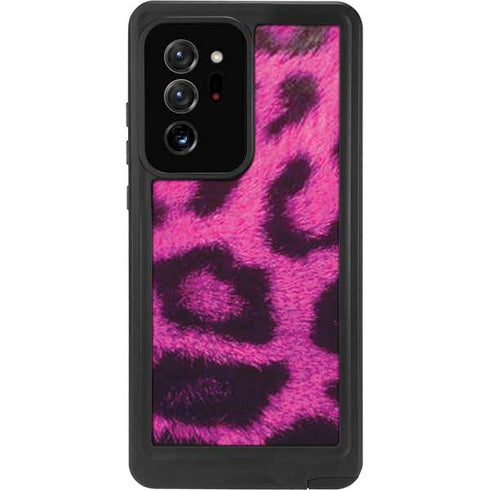 Pink Leopard Spots Galaxy Note20 Ultra 5G Waterproof Case