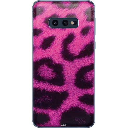 Pink Leopard Spots Galaxy S10e Skin