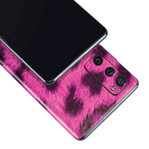 Pink Leopard Spots Galaxy S20 Fan Edition Skin