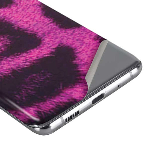 Pink Leopard Spots Galaxy S20 Skin