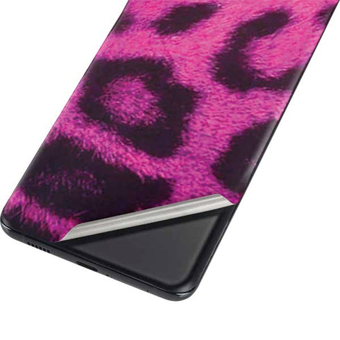 Pink Leopard Spots Galaxy S21 5G Skin