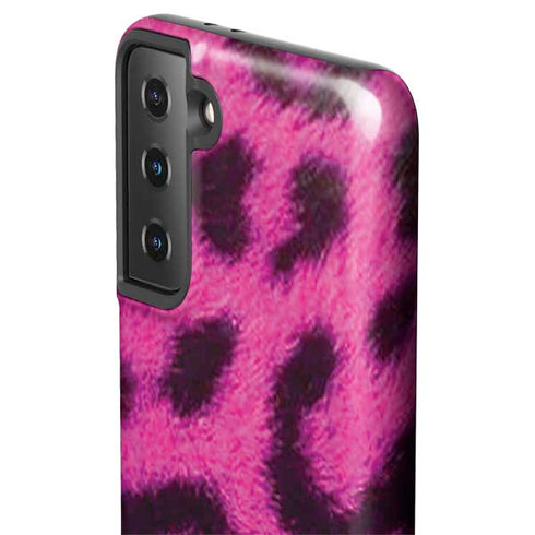 Pink Leopard Spots Galaxy S21 FE Pro Case