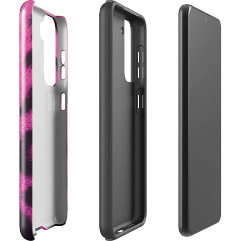 Pink Leopard Spots Galaxy S21 FE Pro Case
