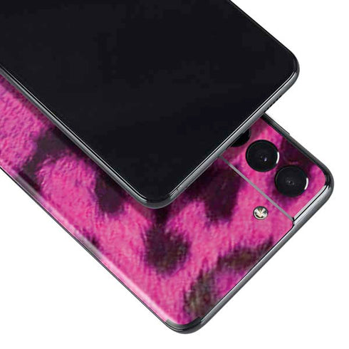 Pink Leopard Spots Galaxy S21 Plus 5G Skin