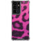Pink Leopard Spots Galaxy S21 Ultra 5G Clear Case