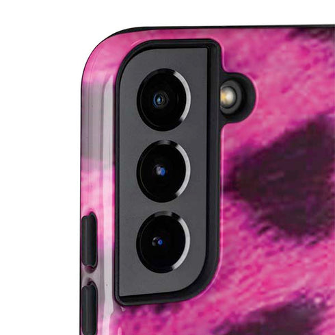 Pink Leopard Spots Galaxy S22 Plus Pro Case