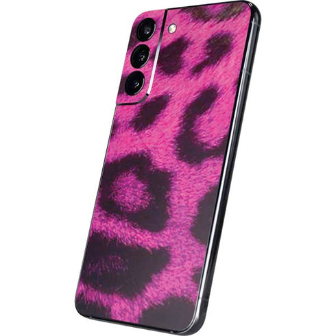 Pink Leopard Spots Galaxy S22 Plus Skin