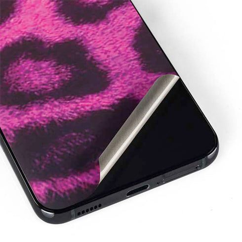 Pink Leopard Spots Galaxy S22 Plus Skin