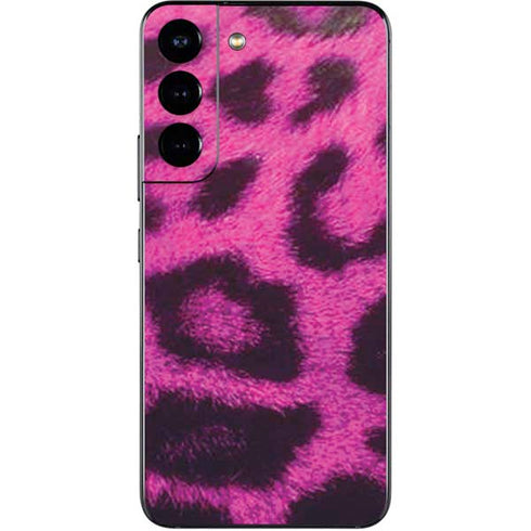 Pink Leopard Spots Galaxy S22 Skin