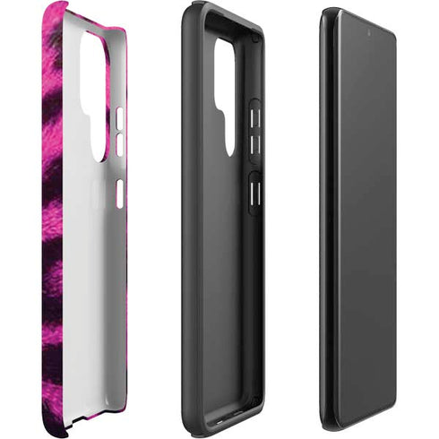 Pink Leopard Spots Galaxy S22 Ultra Pro Case