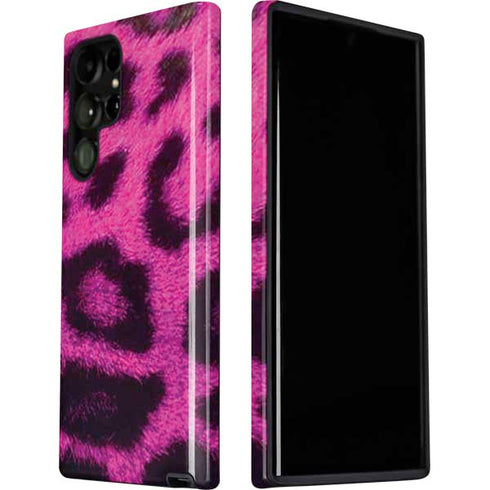 Pink Leopard Spots Galaxy S22 Ultra Pro Case
