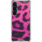 Pink Leopard Spots Galaxy S23 Clear Case