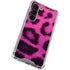 Pink Leopard Spots Galaxy S23 Clear Case