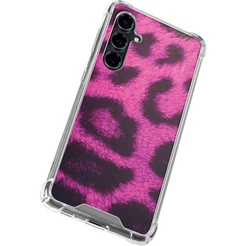 Pink Leopard Spots Galaxy S23 FE Clear Case