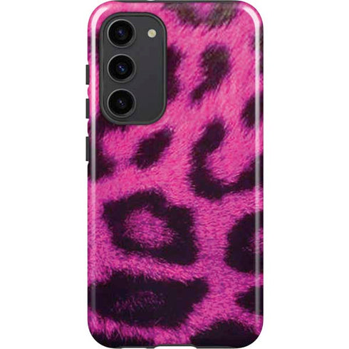 Pink Leopard Spots Galaxy S23 Plus Pro Case