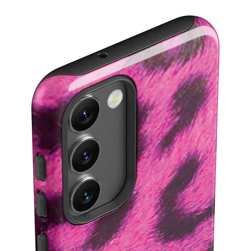 Pink Leopard Spots Galaxy S23 Plus Pro Case