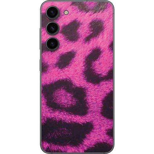Pink Leopard Spots Galaxy S23 Plus Skin