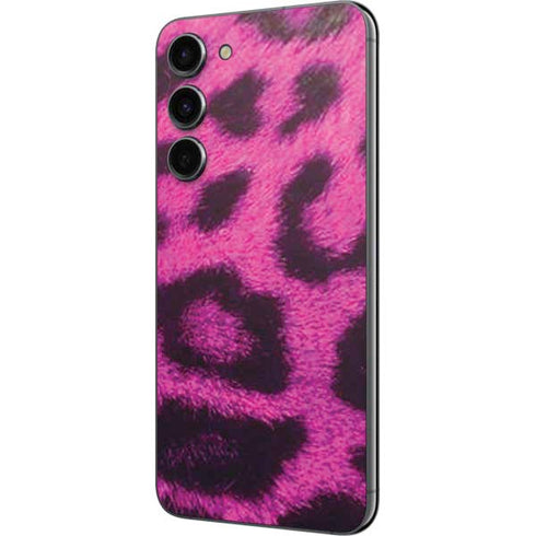 Pink Leopard Spots Galaxy S23 Plus Skin