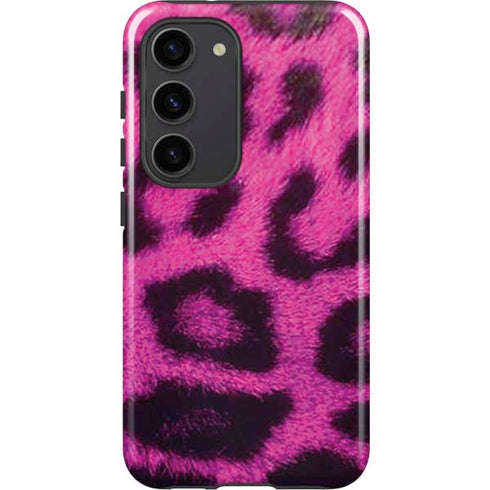 Pink Leopard Spots Galaxy S23 Pro Case