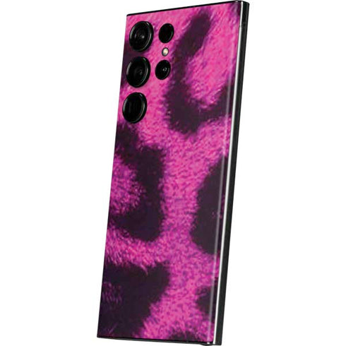 Pink Leopard Spots Galaxy S23 Ultra Skin
