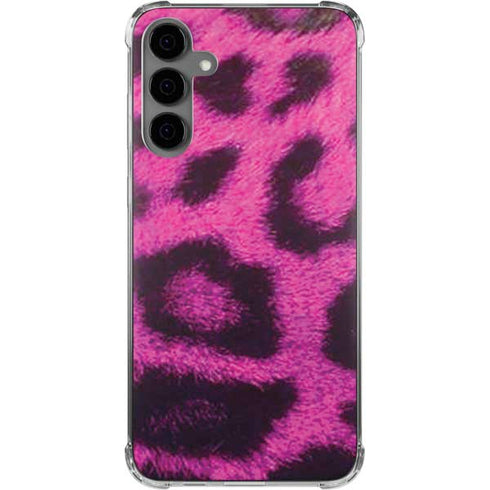 Pink Leopard Spots Galaxy S24 Plus Clear Case
