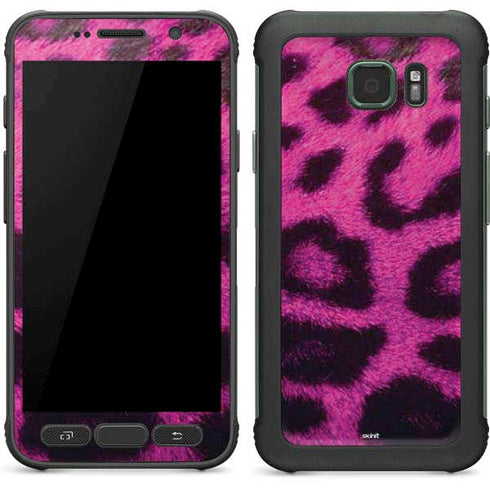 Pink Leopard Spots Galaxy S7 Active Skin