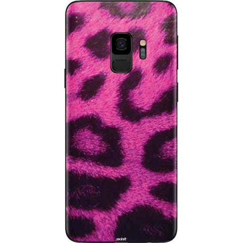 Pink Leopard Spots Galaxy S9 Skin