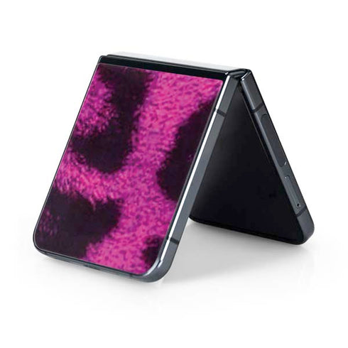 Pink Leopard Spots Galaxy Z Flip5 5G Skin