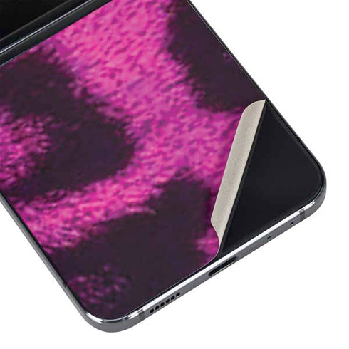 Pink Leopard Spots Galaxy Z Flip5 5G Skin